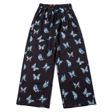Hip Hop Streetwear Baggy Pants Men 2020 Autumn Bear Butterfly Print Sweatpants Harajuku Jogger Men Trousers Cotton