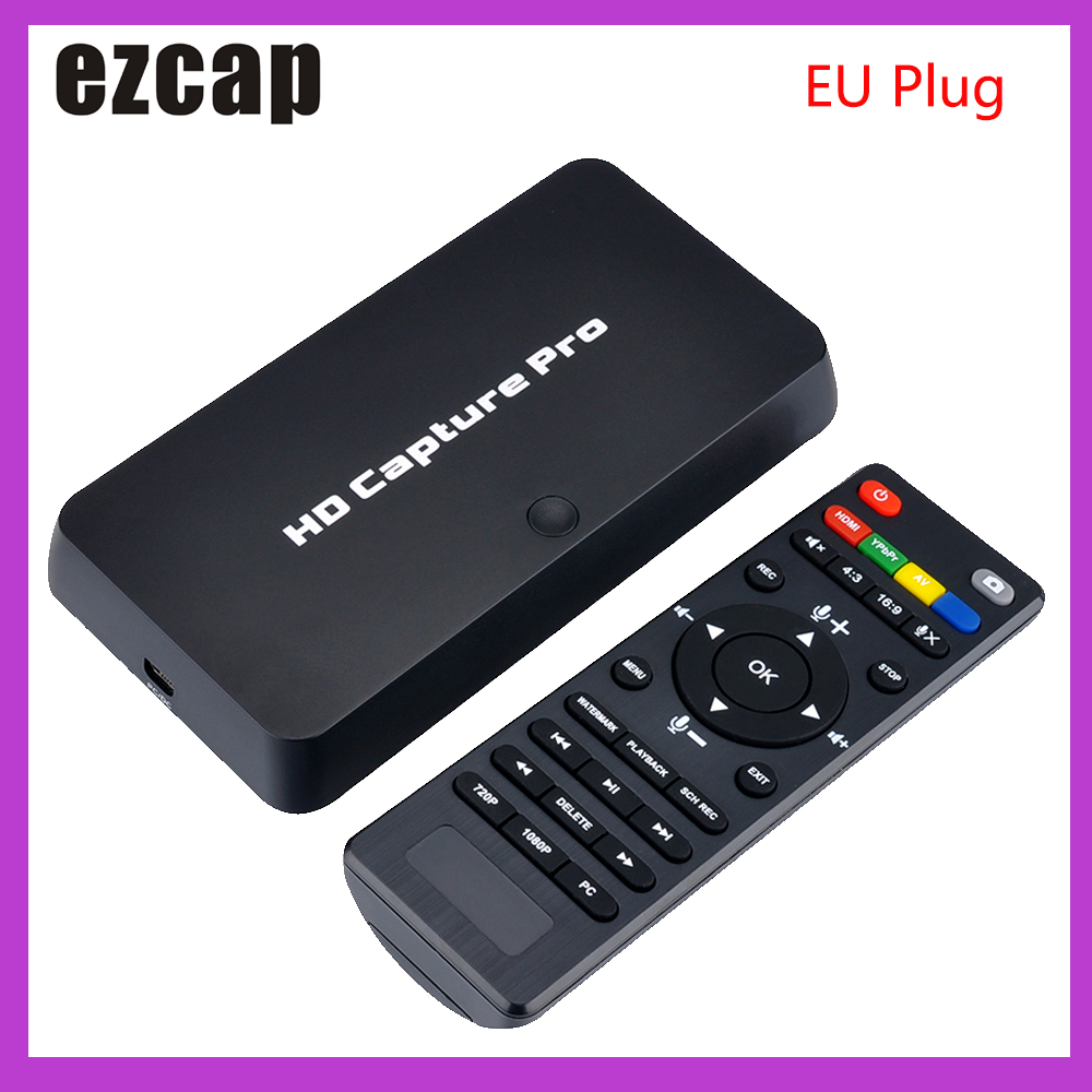 Ezcap 295 HD Video Capture 1080P Recorder USB 2.0 Playback Capture Cards w/ Remote Hardware H.264 Encoding For Xbox One PS4
