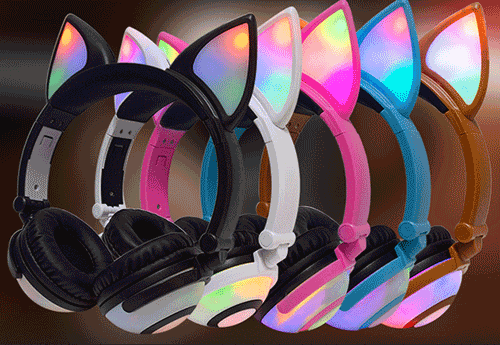 fox ear headphones