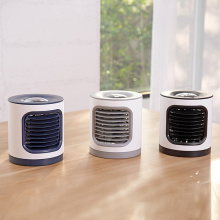 Small cooling Air purifier project light multi-function fan