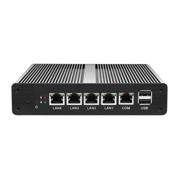 Fanless Mini PC Router Firewall Appliance Celeron J1900 4x Gigabit Ethernet Intel i211AT NIC VGA 2*USB Support Pfsense Linux