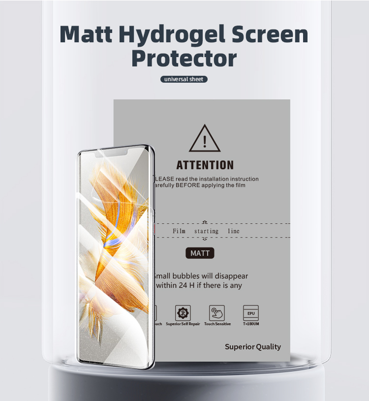 matte hydrogel screen protector