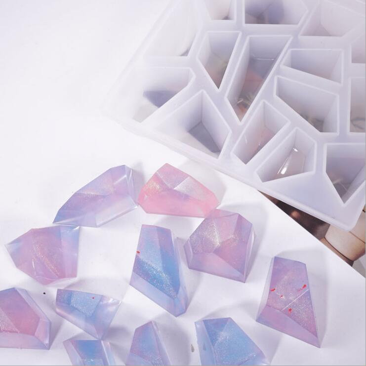 2020 New Transparent Silicone Mould Dried Flower Resin Decorative Craft DIY Irregular stone Mold epoxy resin molds for jewelry