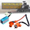 Racing Performance CDI Ignition Coil Spark Plug Fit Gy6 150cc 125cc 50cc WEQ Ignition spark plug 6Pin