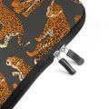 Brown Animal Leopard Laptop Sleeve Trendy Prints Tablet Storage Bag Dust-proof Neoprene Notebook Protective Bag for Women 28GD