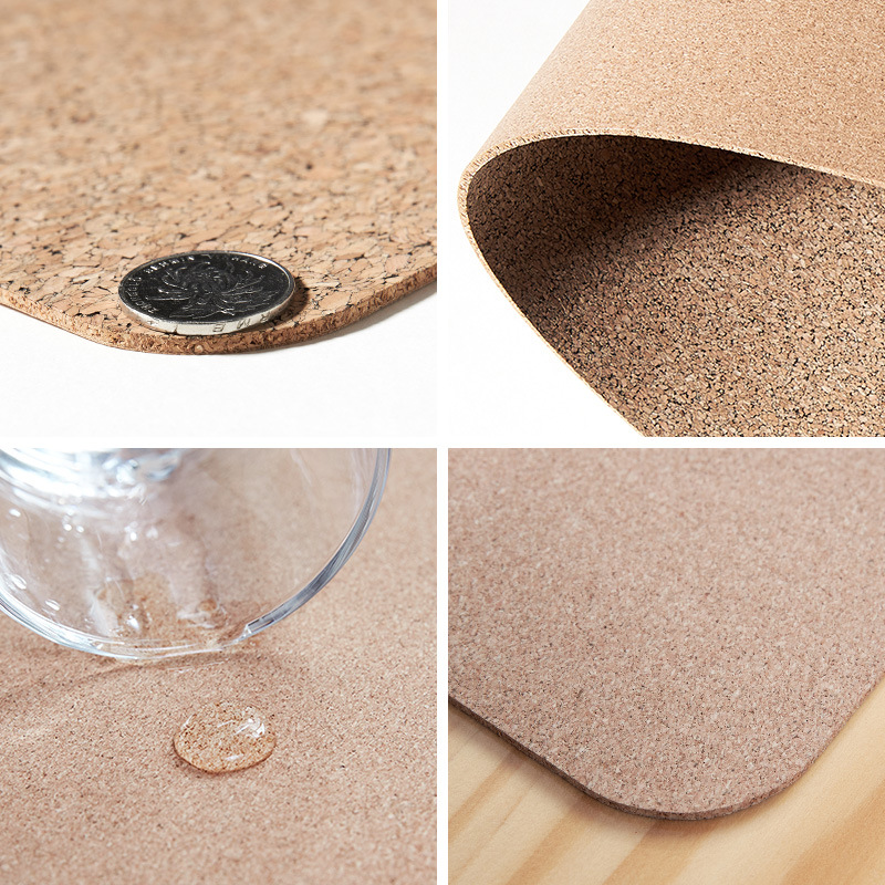 Double-sided Cork Leather Mousepad Larger 80x40/90x45/120x60cm Notebook Pad Waterproof Computer Mouse Mat Office Desk Mause Pad