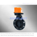 PVC Butterfly Valve Electric Actuated For Fishing Farm