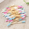 1SET/200PCS Bamboo Cotton Swab Wood Sticks Soft Cotton Buds cleaning of ears Tampons Microbrush Cotonete pampons Health Beauty