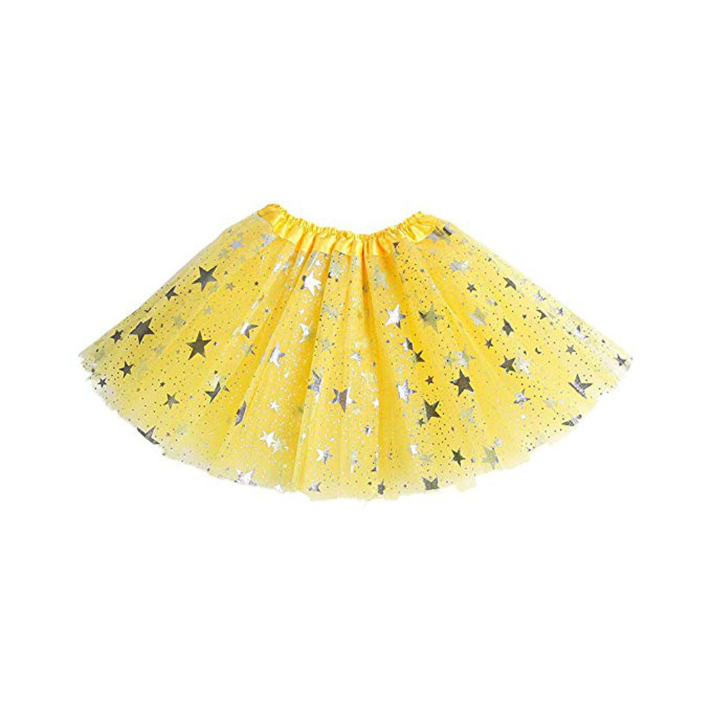 Toddler Kids Girls Baby Skirt Tulle Star Sequins Princess Tutu Skirt Outfits Costume Girls Clothes Colorful Baby Children faldas