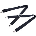 Large Size Suspenders Braces with Clips for Women Men X Back Adjustable Elastic Wedding Party Pants Trousers Belts Straps Red