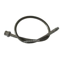 PU Covered Motorcycle Brake Oil Hose Line Stainless Steel Braided PTFE Pipe With Hexagonal Joint And Outer Filament