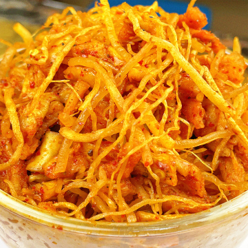Dry Homemade Spicy Numbing White Radish Strips Pickles