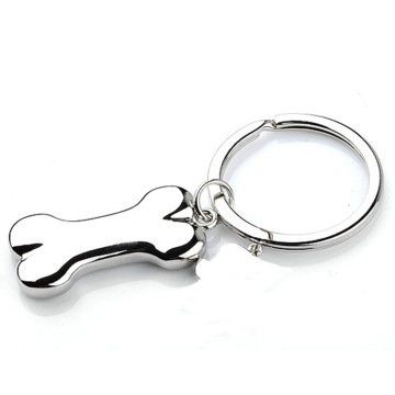 Metal bone Leather Key Chains Rings Holder For Car Keyrings KeyChains For Man Women High Quality Gift