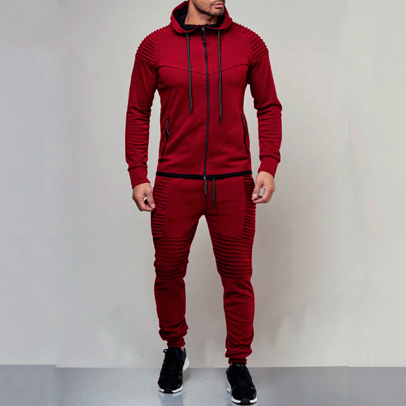 2 Pieces Autumn Running Tracksuit Men Sweatshirt Sports Set Gym Clothes Men Sport Suit Training Suit Sport Wear 2020 Hot