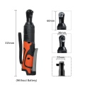 28V 90N.m Cordless Electric Wrench 3/8" Cordless Ratchet for Makita Battery Rechargeable Scaffolding Right Angle Wrench Tools