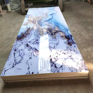 High Glossy Pvc Plastic Marble Uv Marble Sheet