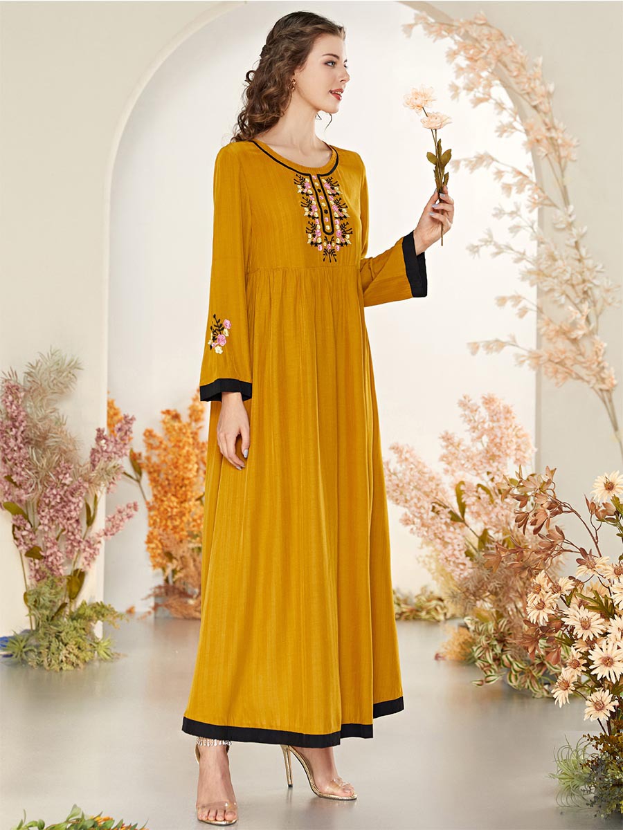 Plus Size Turkish Dresses Abaya Dubai Hijab Abayas Muslim Dress Women Islamic Clothing Kaftan Caftan Marocain Vestidos Largos