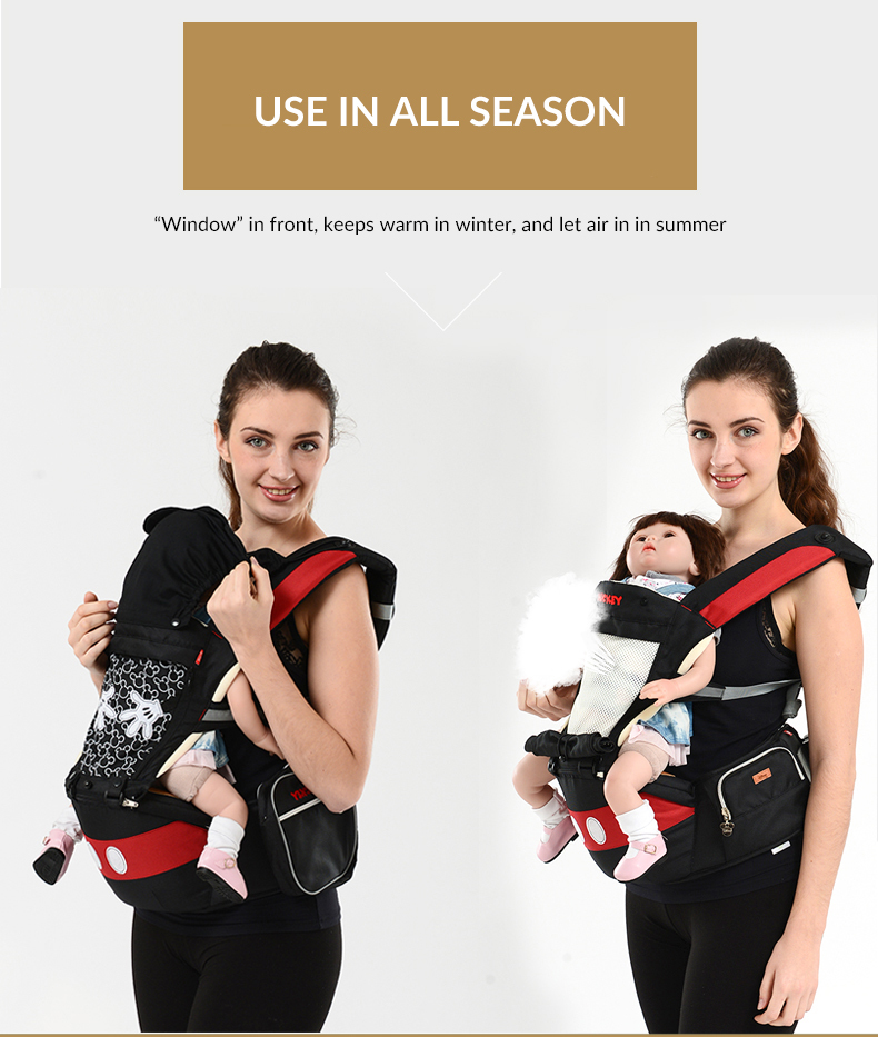 Disney Baby Carrier Comfortable Front Facing Multifunctional Carrier Infant Baby Sling kangaroo Backpack Pouch Wrap Accessories