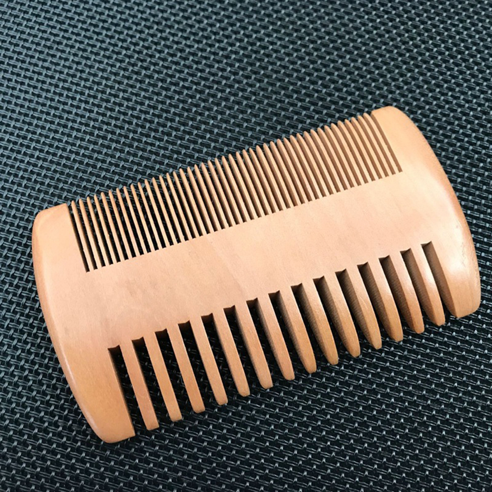 Natural Wood Hair Brush Hair Comb For Men Beard Care Anti-Static Wooden Comb Brushing Hair Care Tools