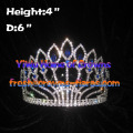 4inch Full Round Pageant Queen Crowns with Diamond