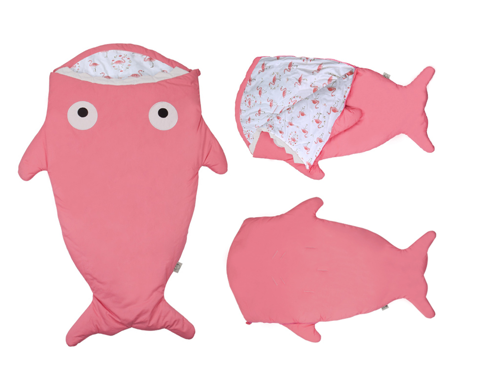 Insular New Cute Shark Baby Sleeping Bag Cartoon Children Sleeping Bag Winter Stroller Bed Swaddle Blanket Wrap Bedding