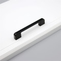KK&FING American Style Black Aluminum Cabinet Handles and Knobs Simple Kitchen Drawer Pulls Furniture Handle Door Hardware