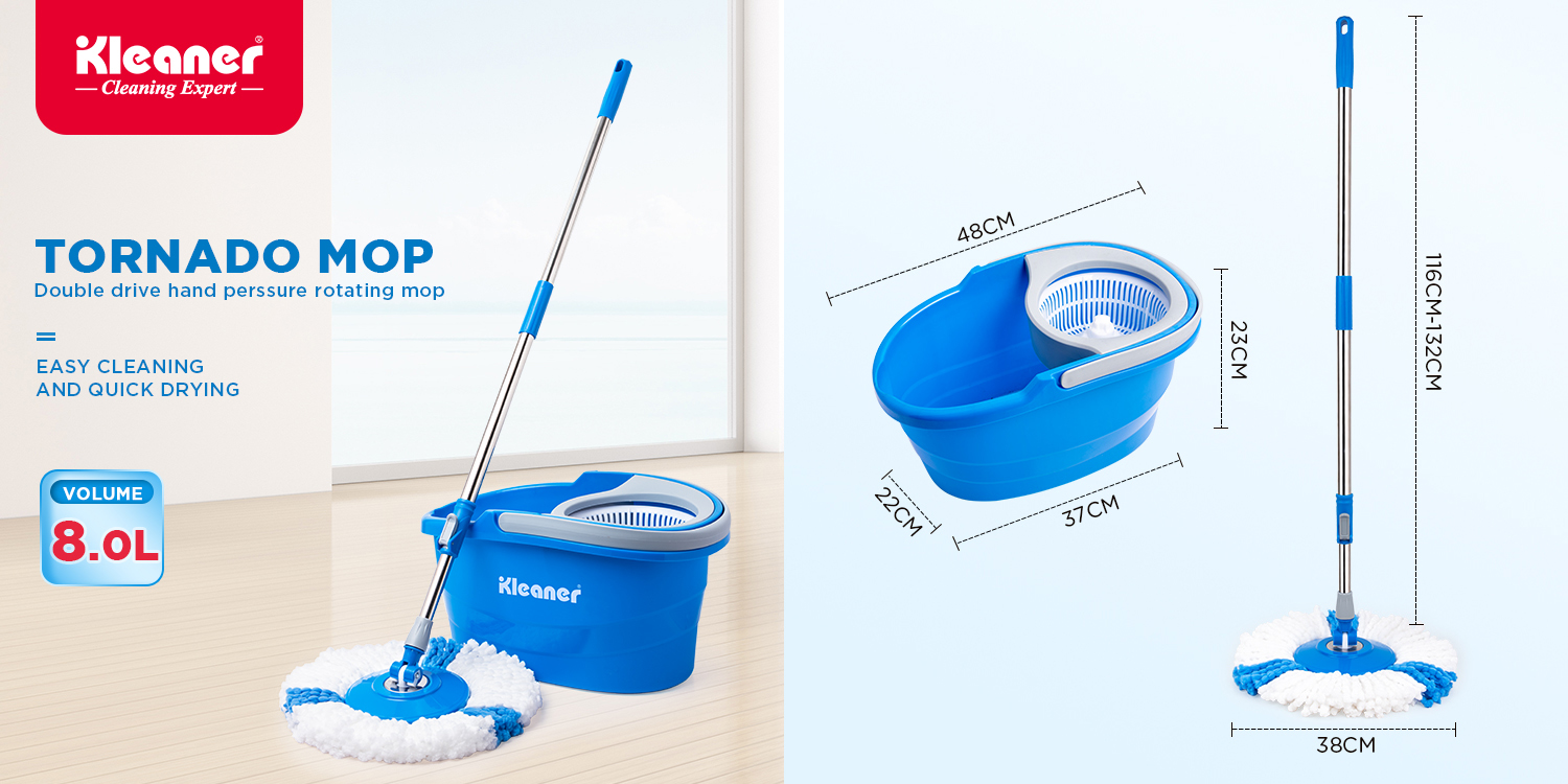 Home Essential Rotating Mop with Bucket