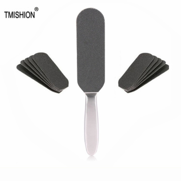 Double Sided Foot File For Pedicure with 10pc Sand Paper File Foot Care Calluses Callus Dead Skin Remover Pedicure Tools