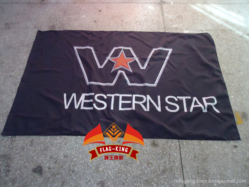 Western Star Trucks Racing flag Electric RC Cars banner 100% polyster 90*150CM flag Western Star banner