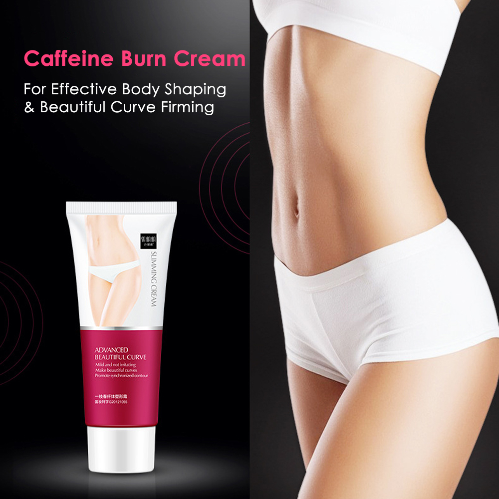 Caffeine Burn Cream Body Slimming Cream Weight Loss Anti Cellulite Fat Burner Arm Leg Belly Body Shaping Beautiful Curve Firming