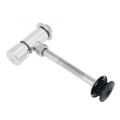 Toilet Flush Valve Bathroom Toilet Male Durable Zinc Alloy Finish Push Button Type Flush Valve Autonatic