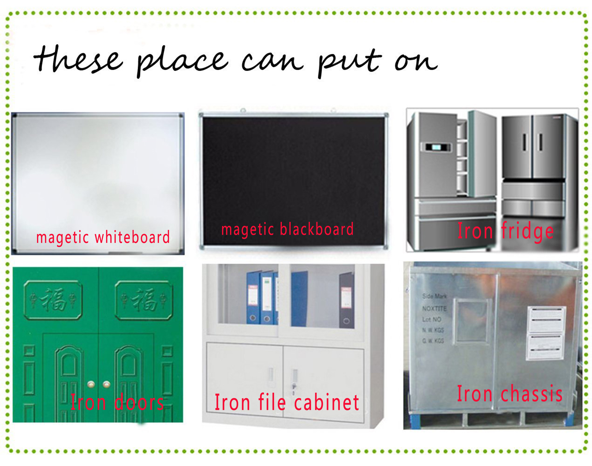 Magnetic Dry Erase Whiteboard Sheet for Fridge - Dry Erase Board for Refrigerator - Kitchen Whiteboard - Refrigerator Magnets