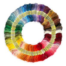 Multicolor Cross Stitch Threads Cotton Sewing Skeins Embroidery Thread Floss Skein Kit DIY Sewing Tool 100/150/200/250pcs