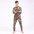ESDY Men Camouflage Thermal Underwear Set Long Johns Functional Long Johns Training Camo Sports Run Tracksuit Outdoor Underwear