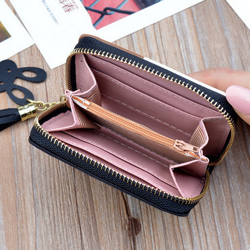 LITTHING Geometric Women Cute Wallets Pocket Purse Card Holder Patchwork Wallet Lady Female Fashion Coin Burse Money Bag