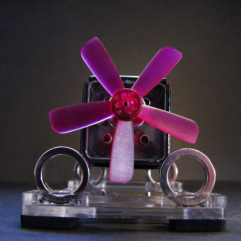solar toy Mendocino Motor magnetic suspension with Violet Propeller scientific Physics toy
