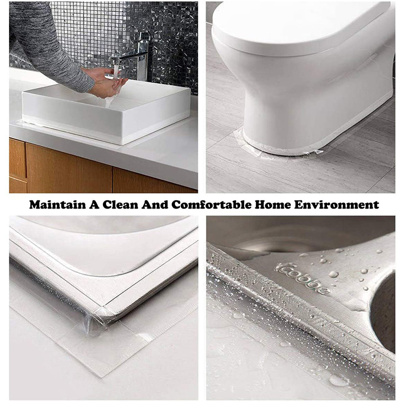 BATHROOM Kitchen Shower Waterproof Mould Proof Tape Sink Bath Sealing Strip Tape Self Adhesive Waterproof Adhesive Nano Tape