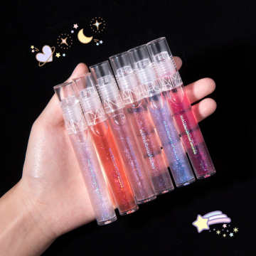 6 Colors Mirror Water Gloss Lip Glaze Glass Transparent Lip Gloss Moisturizing Plumping TSLM2