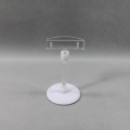 Round disc plastic card clips