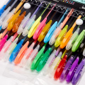 12pcs/set Colorful Gel Pens Cute Stationery Pastel Glitter Fluorescent Metallic Color Kawaii Gel Pens School Supplies Kids Gifts
