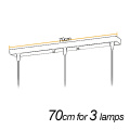bar 70cm 3 lamps