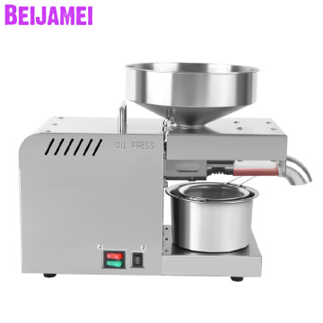 BEIJAMEI New Household Peanut Oil Extraction 110V 220V Automatic Sesame Oil Press Machine Commercial Cold Hot Oil Presser
