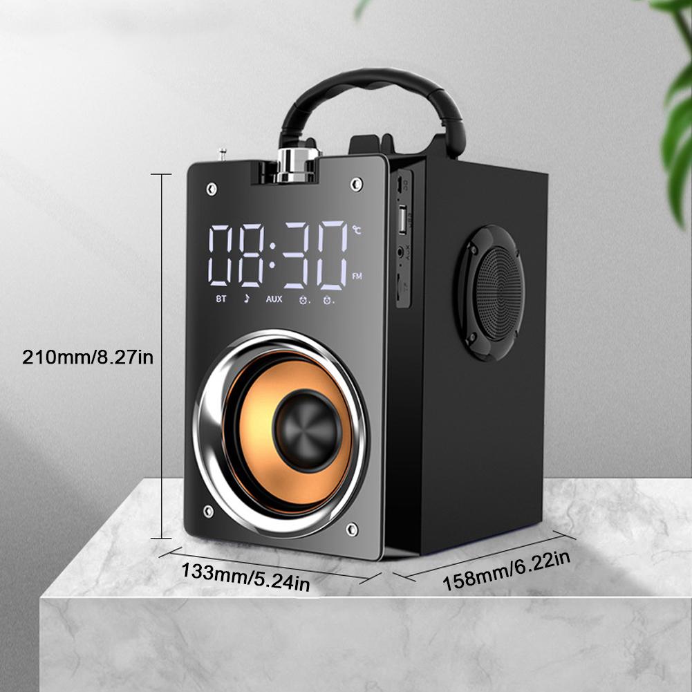 Super Bass Bluetooth Speakers Portable Column High Power 3D Stereo Subwoofer Music Center Support AUX TF FM Radio HIFI BoomBox