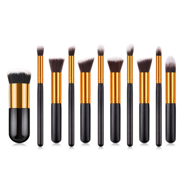 11 Pcs/set Makeup Brushes Foundation Powder Brush Soft Eyeshadow Brush Professional Liquid Blending Mineral Powder Makeup Tools