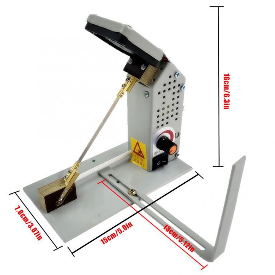 Small Hot Die-Cut Machine Ribbon Lace Cutting Machine Adjustable Thermal Cutter Multifunction Manual Hot Foam Cutting Machine
