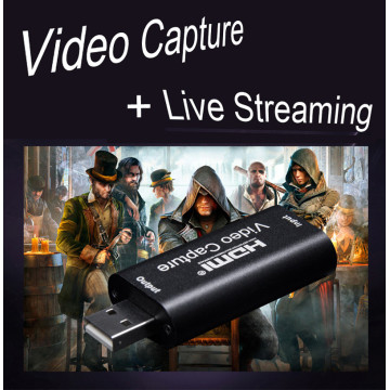 Mini 4K 30 INPUT 1080P 30 Capture USB 2.0 HD Video Capture Card HDMI Phone Computer Game Recording Box Live Streaming Broadcast