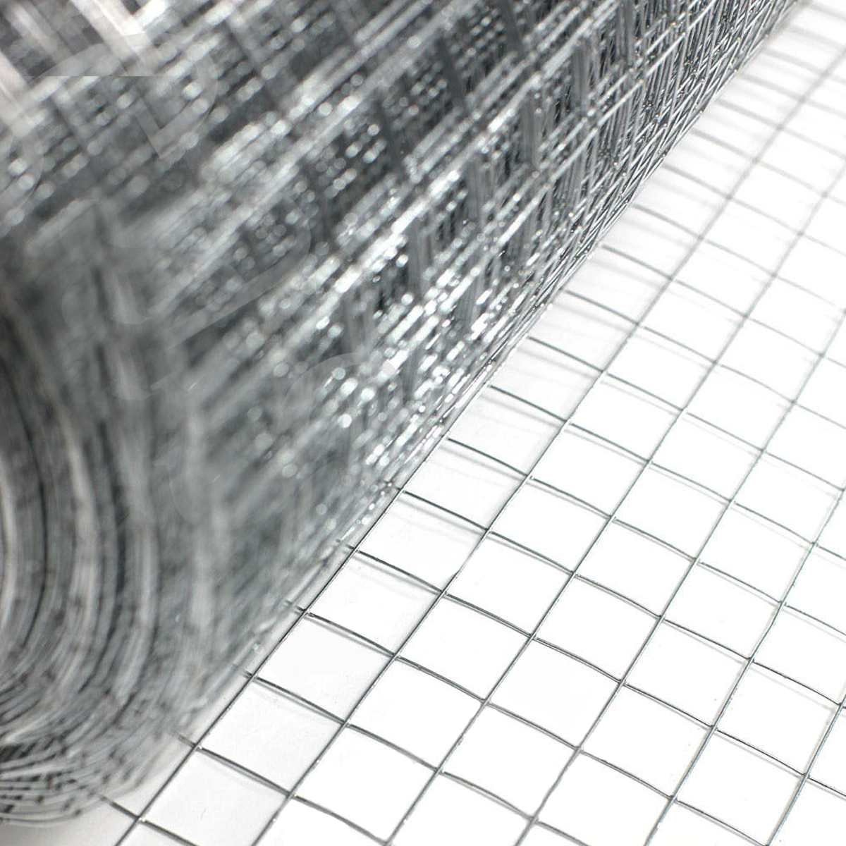 1x1 Inch Welded Galvanised Wire Mesh Fence Aviary Rabbit Hutch Chicken Coop Pet Wire Fence Mesh Fencing