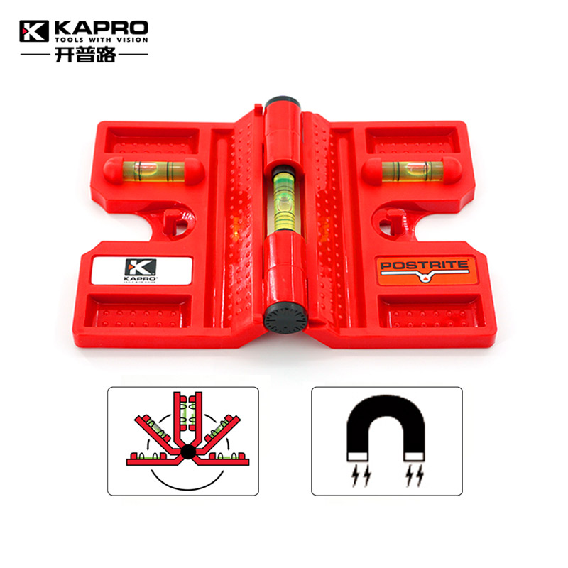 KAPRO Foldable Level Pipeline Ruler Level Measuring Instrument With Magnetic High Accuracy Water Bubble Level Portable 340