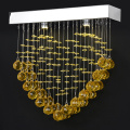 customized gold chandelier pendant lamp crystal