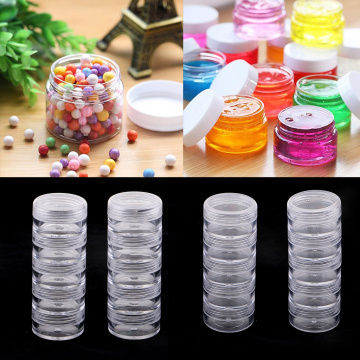 2 Sets 10pcs Boxes Stackable Screw Top Jar Stacking Container for Holding Balm, Crafts, Cream, Small Crafts